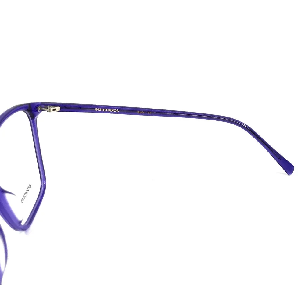 Gigi Studios Eyeglasses Frames TINA 8108/9 Clear Transparent Purple 52-15-140